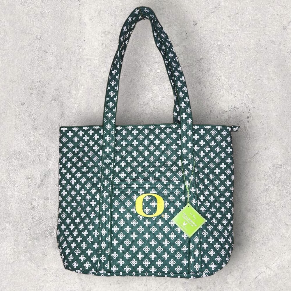 Vera Bradley Collegiate Collection Extra Large Tote - University of Oregon - NWT